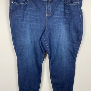 Torrid Blue Skinny Jeans Plus Size 30T
